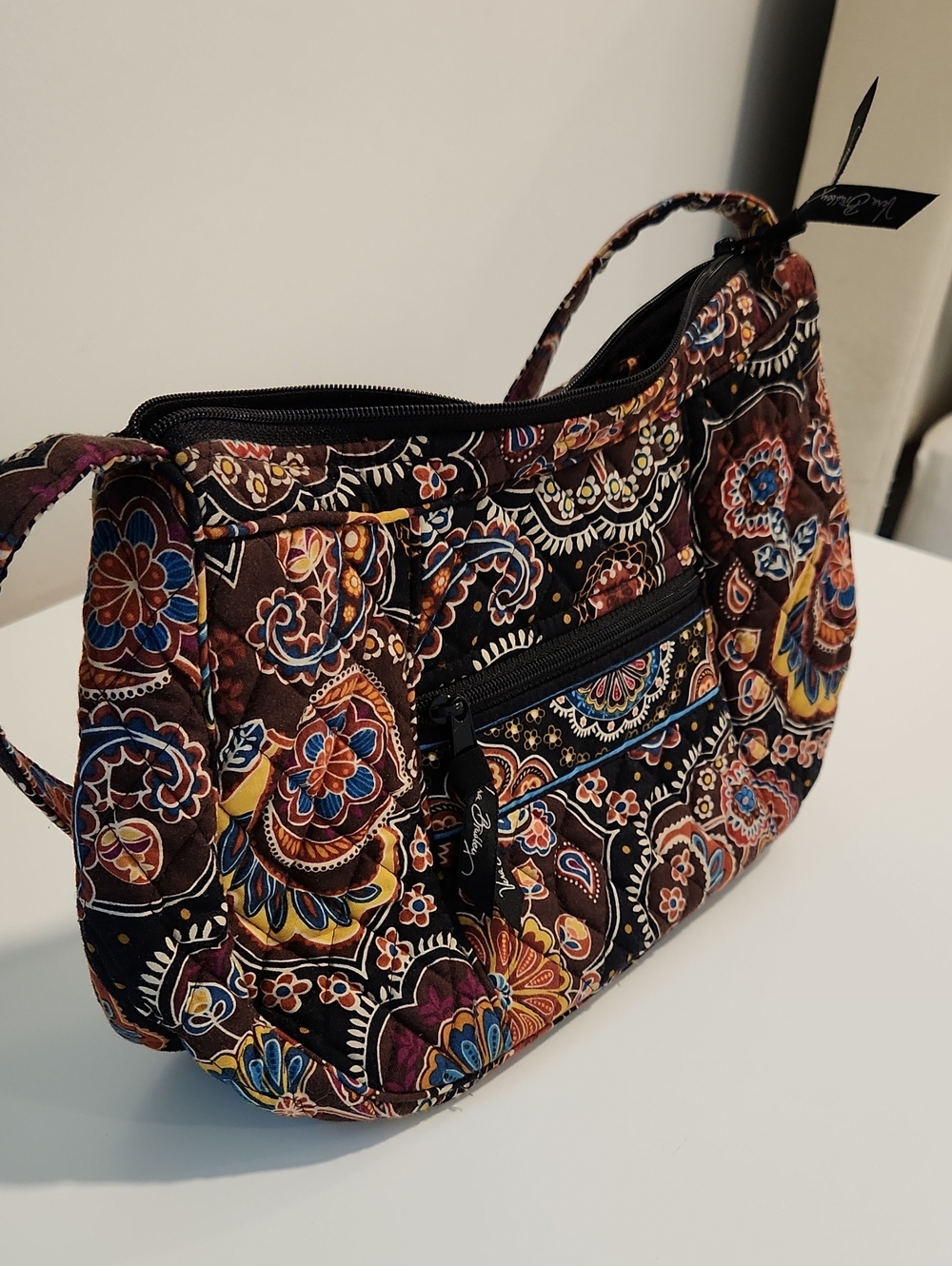 Vera Bradley Kensington 100% Cotton Quilted Shoulder Bag - Picture 3 of 7